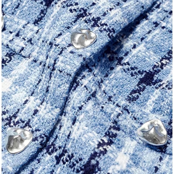 NWT Mango Tweed Cropped Jacket - Picture 2 of 6